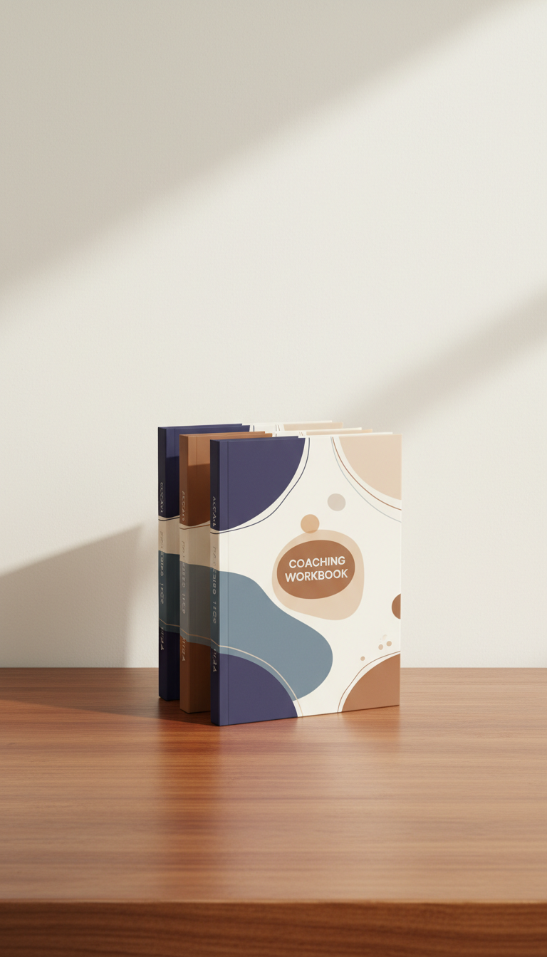 Digital coaching workbook packaging